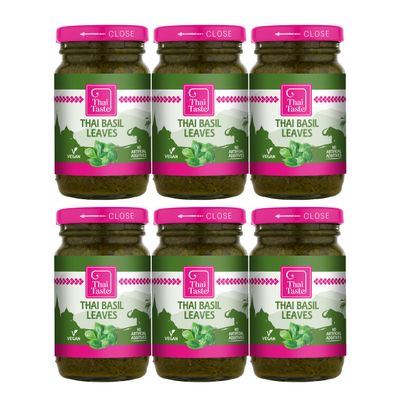 Thai Taste Thai Basil Leaves 114g - Pack of 6