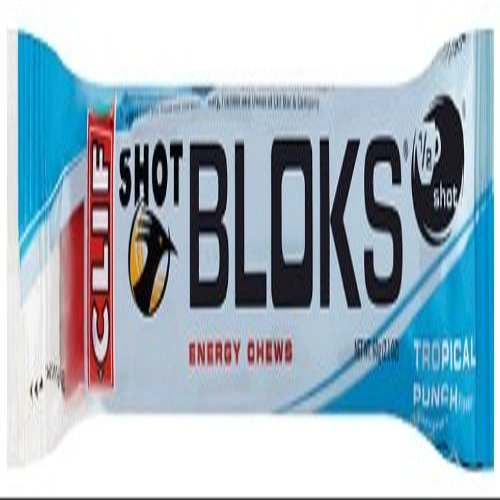 Clif Tropical Punch Shot Bloks 60 g (Pack of 6)