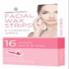 16 FACIAL WAXING STRIPS & WIPES IDEAL FOR LIP CHIN JAW & CHEEKS REMOVES UNWANTED HAIR FROM FACE view 1