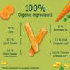 Organix Carrot Stix Organic Toddler Snack, Finger Food, Corn Puffs, 10+ Months, Multipack, 4 x 15 g Bags Per Pack (3 Packs Total) view 3