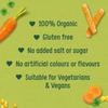Organix Carrot Stix Organic Toddler Snack, Finger Food, Corn Puffs, 10+ Months, Multipack, 4 x 15 g Bags Per Pack (3 Packs Total) view 4