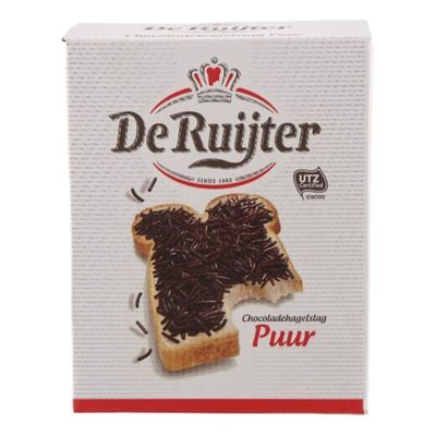 De Ruijter Pure Chocolate Sprinkles / Chocoladehagel Puur, 1.5 Kg