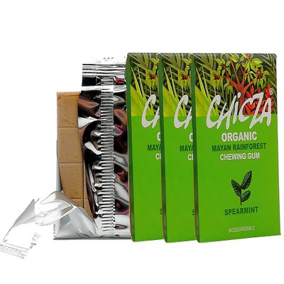 CHICZA THE ORGANIC MAYAN CHEWING GUM SPEARMINT (2 Packs)