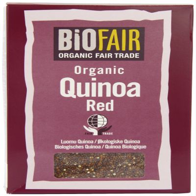 BioFAIR Organic Fair Trade Red Quinoa Grain 500g (Pack of 2)