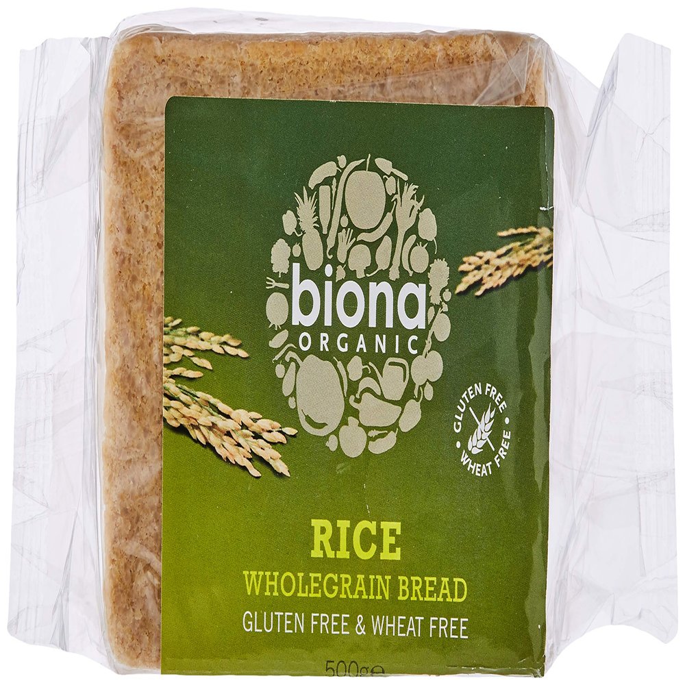 Biona Organic Rice Bread 500g (Pack of 3)