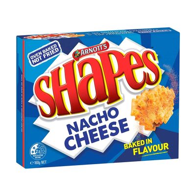Arnott's Shapes Nacho Cheese - 160g