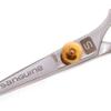 Moustache Scissors or Beard Trimming Scissors, Extremely Sharp - Silver 4.5 inch (11.5cm) view 2