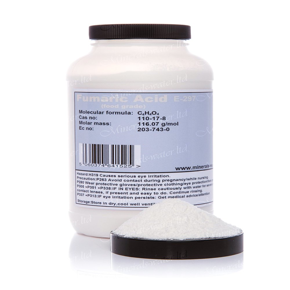 450g Fumaric acidFOOD GRADEassay 99.9%top qualityMake sure to checkout with Minerals-water.ltd to get what's on the picture