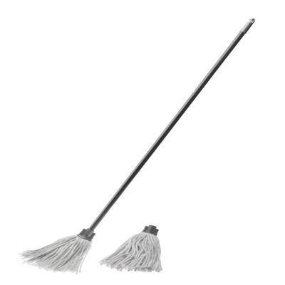 Addis Cotton Mop with Free Refill, Graphite, Multi-Colour, n.a,508889