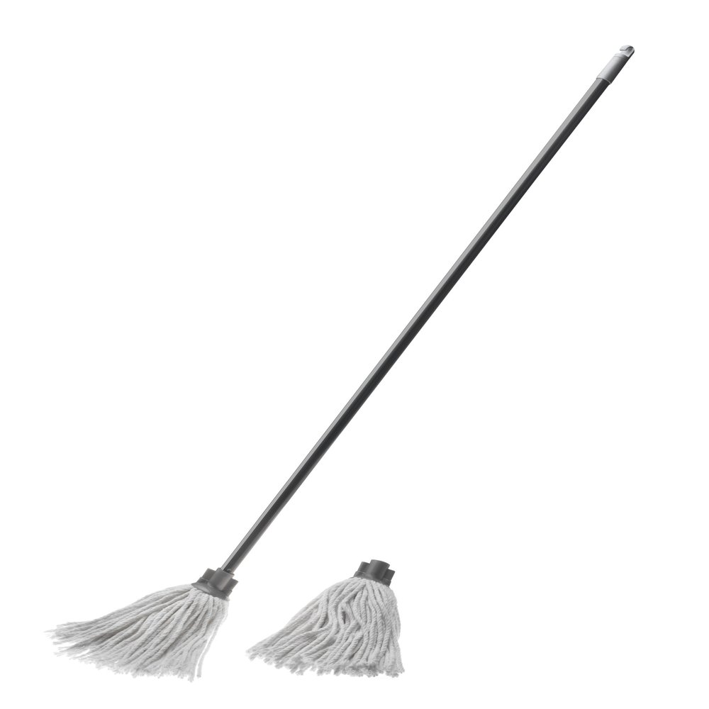 Addis Cotton Mop with Free Refill, Graphite, Multi-Colour, n.a,508889
