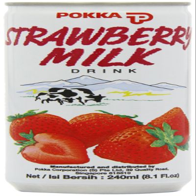 Pokka Strawberry Milk Drink 240 ml (Pack of 5)