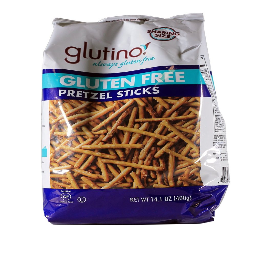 Glutino, Gluten Free Pretzel Sticks, 14.1oz Bag (Pack of 3)