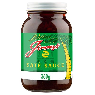 Jimmy's Sat Satay Sauce 360G | Satay Sauce | Peanut Sauce | Bumbu Kacang | Sambal Kacan | Indonesian Sauce | Thai Cooking Sauce | Malaysian Cooking Sauce | 360G