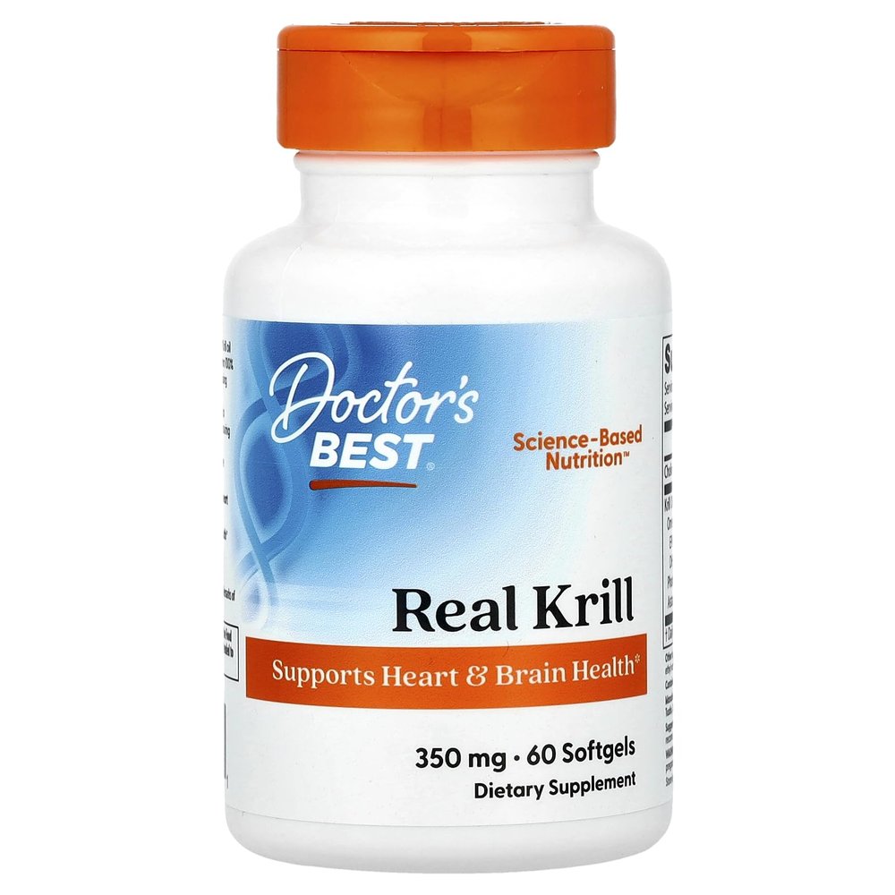 Doctor's Best Real Krill 350mg 60 kaps.