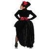 Atixo Noble Burlesque Costume for Ladies Black/Red (XXL) view 4