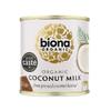 Biona Organic Coconut Milk ,Dairy Free, Naturally Vegan - Pressed from Coconut Kernels - For Cooking and Baking - Vegan,200 ml (Pack of 8) view 1