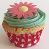 100 Beautiful 3D Edible Flower Cake Decorations: Red Daisies view 1