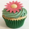 100 Beautiful 3D Edible Flower Cake Decorations: Red Daisies view 2