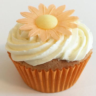 100 Beautiful 3d Edible Flower Cake Decorations: Orange Daisies
