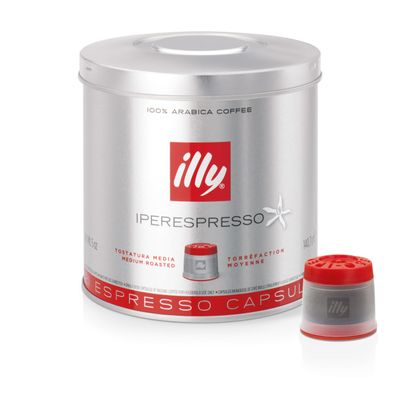 2 x TIN of 21 ILLY IPERESPRESSO Coffee Capsules Classic RED