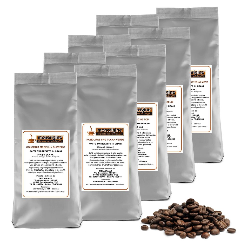 Tasting Kit 8 x 250 gr - Beans Coffe