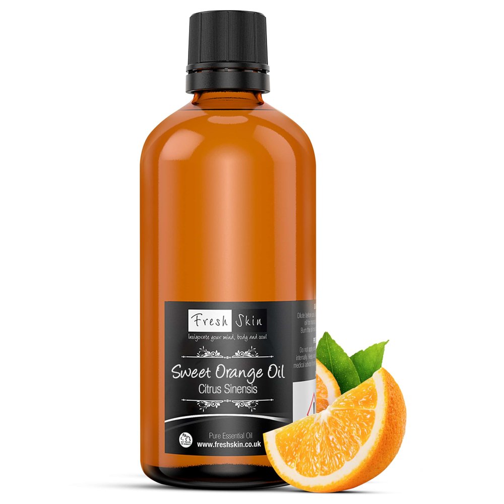 100ml Sweet Orange Essential Oil - Freshskin Beauty LTD | 100% Pure & Natural Essential Oils
