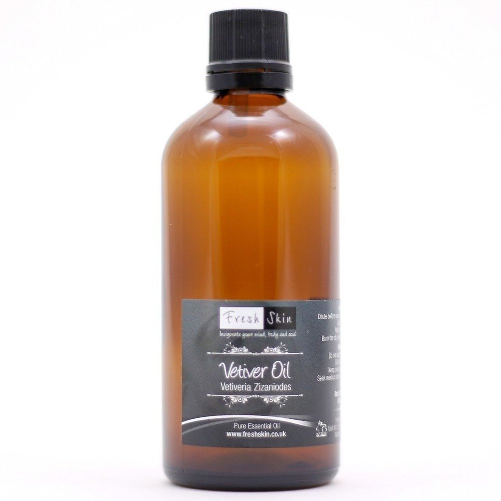 100ml Vetiver Essential Oil - Freshskin Beauty LTD | 100% Pure & Natural Essential Oils