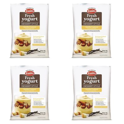 Easiyo Vanilla Custard Yogurt Sachets- 4 x 230g
