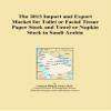 The 2013 Import and Export Market for Toilet or Facial Tissue Paper Stock and Towel or Napkin Stock in Saudi Arabia view 1