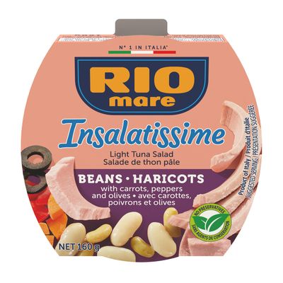 Rio Mare Insalatissime Light Tuna Salad With Beans & Haricots, 160g