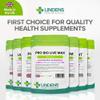 Lindens - Pro Bio Live Max 6 Billion CFU Capsules - 100 Pack - UK Made - Contributes to a Healthy Gut and Supports Digestion - Probiotic Vegetarian Capsules - Letterbox Friendly, Vegan view 3