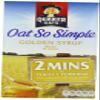 Quaker Oat So Simple Golden Syrup Porridge Sachets, 10 x 36 g (Pack of 5) view 1
