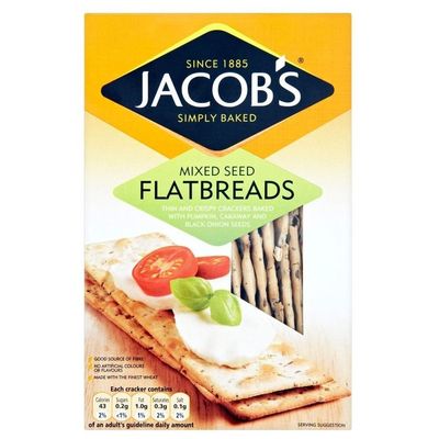Jacob's Flatbreads - Mixed Seeds (150g)