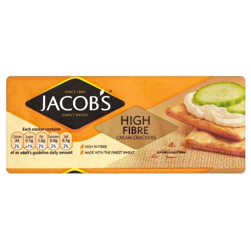 Jacob's High Fibre Cream Crackers (200g)