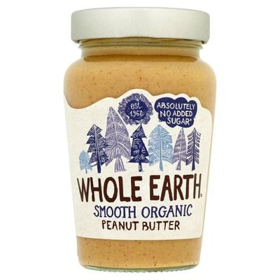 Whole Earth Organic Smooth Peanut Butter, 340g