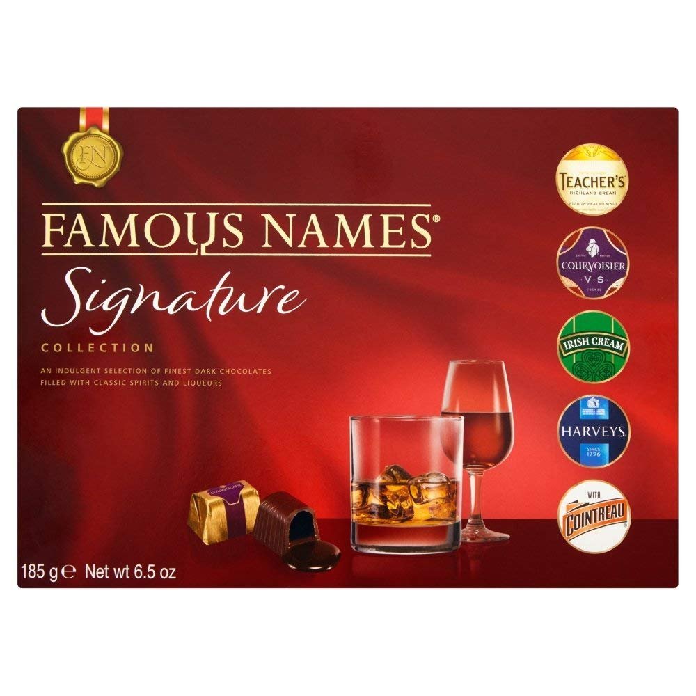 Elizabeth Shaw Famous Names The Signature Collection Liqueur Chocolates (165g)