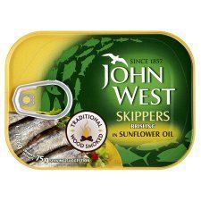 John West Skippers Brisling In Sunflower Oil 106G