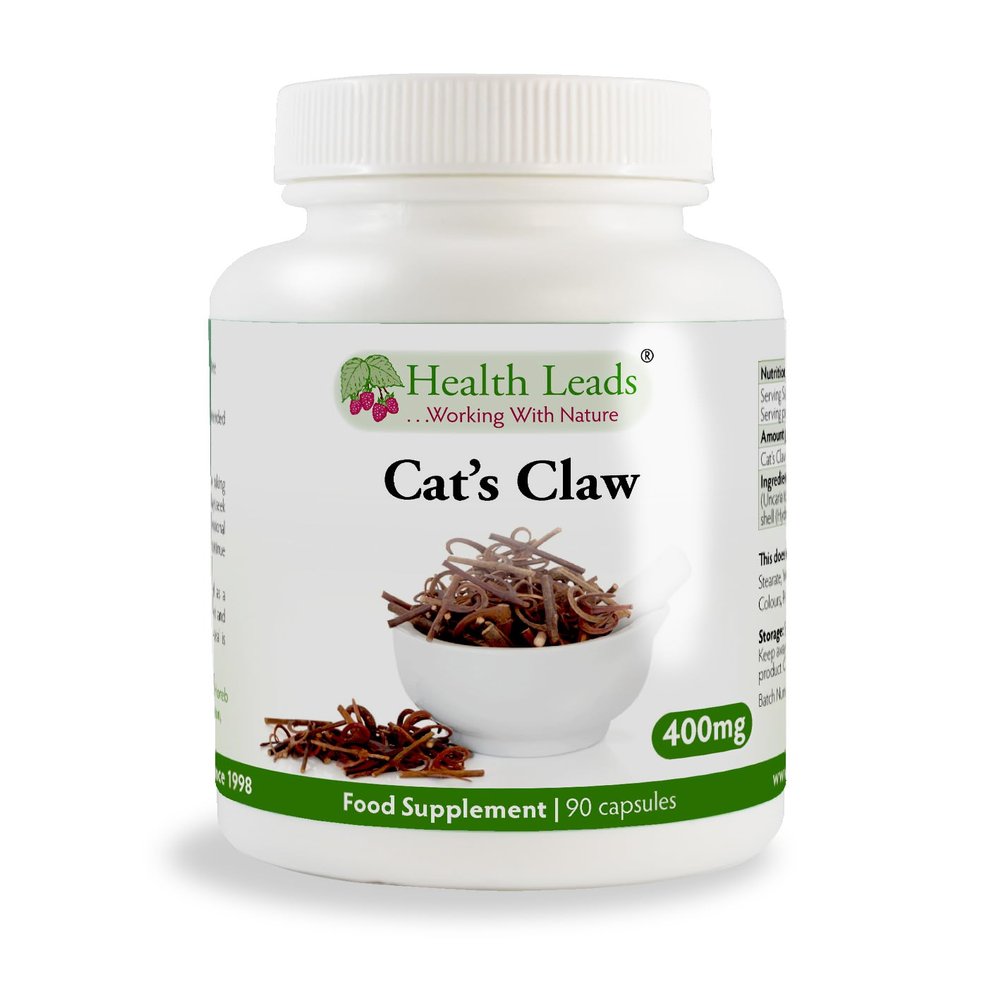 Cats Claw 400mg x 90 Capsules (100% Additive Free Supplements)