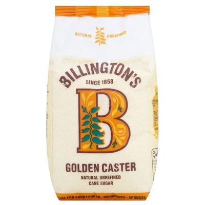 Billington's Natural Golden Caster Unrefined Cane Sugar (1Kg)