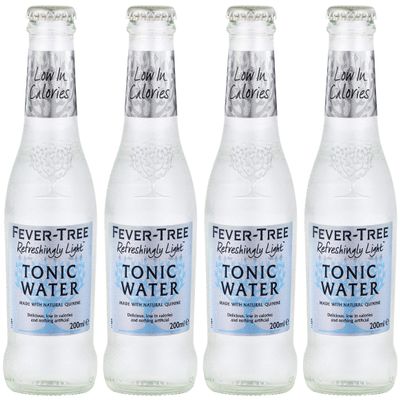 Fever-Tree Natural Light Tonic Water 4 x 200ml