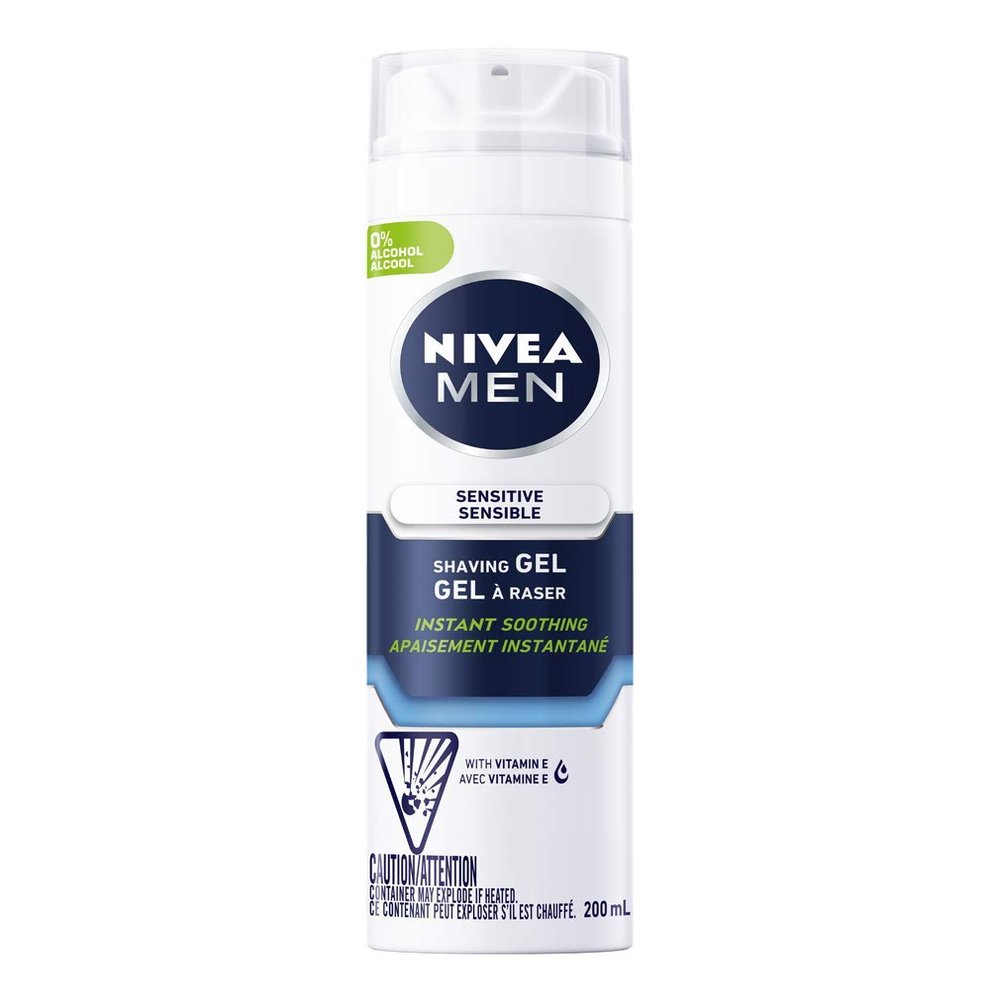NIVEA FOR MEN Sensitive, Shaving Gel 7 oz