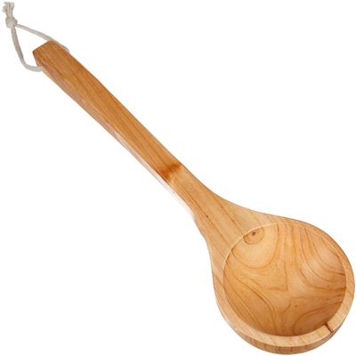 Croll & Denecke Wooden Sauna Ladle, Length 40 cm