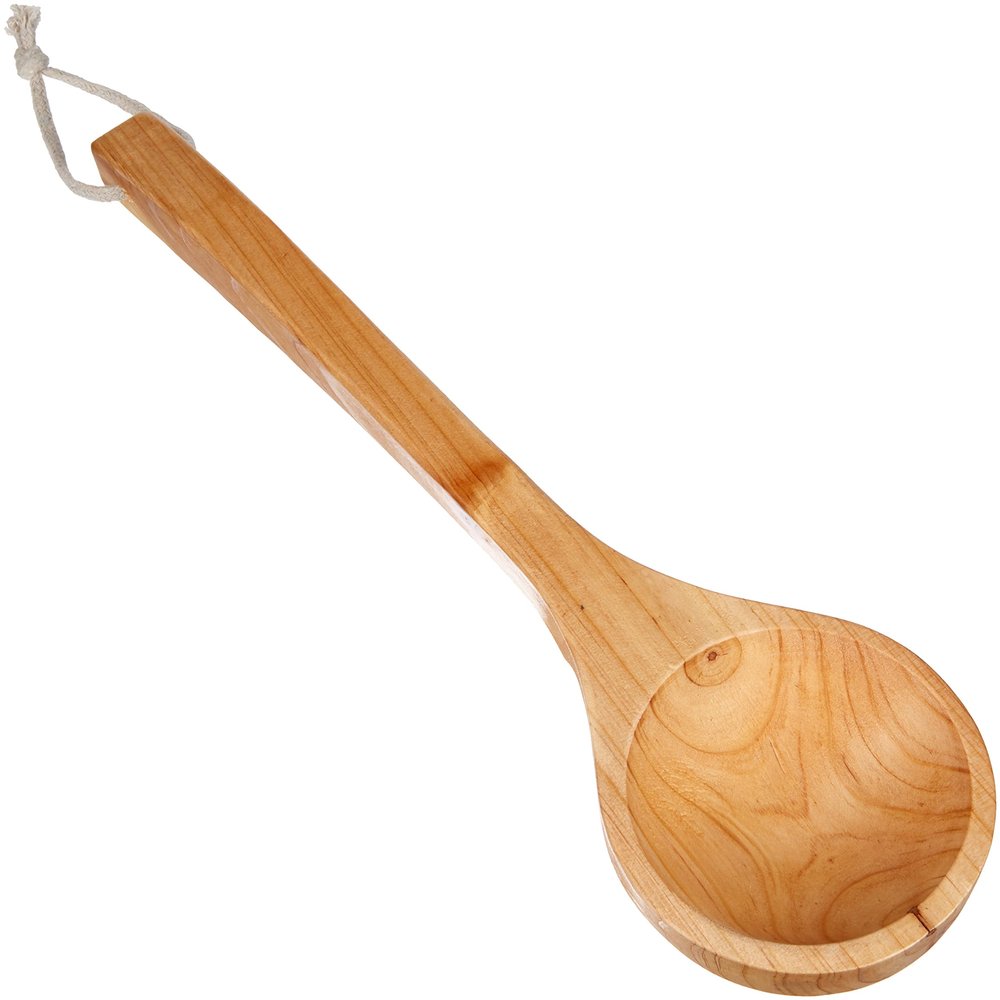 Croll & Denecke Wooden Sauna Ladle, Length 40 cm