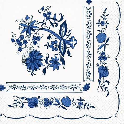20 Serviettes 33 x 33 CM with onion Pattern