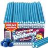 Sweetzone Blue Raspberry Pencils Tub, Pencil Sweets, 100 pc, alal Sweet, Wine gums, American Gum, British Sweets, Sweet Pie, Licorice Liquorice Allsorts, Irresistible for Candy Lovers view 1