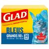 30 Pack 30" x 33" Blue Garbage Bags view 2