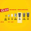 30 Pack 30" x 33" Blue Garbage Bags view 3