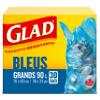 30 Pack 30" x 33" Blue Garbage Bags view 4
