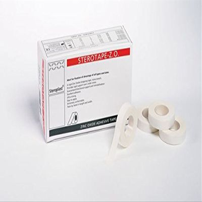 2 Rolls 7.5cm x 5m Steroplast Zinc Oxide Tape Medical Clinical Bandage