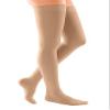 medi Duomed Soft (BS CCL 2) Compression Stockings Thigh Length with Silicone topband Closed Toe Beige Small view 1